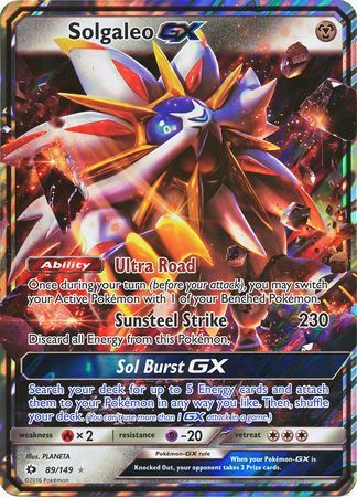 Solgaleo GX (89/149) (Jumbo Card) [Sun & Moon: Base Set] | Nerdhalla Games