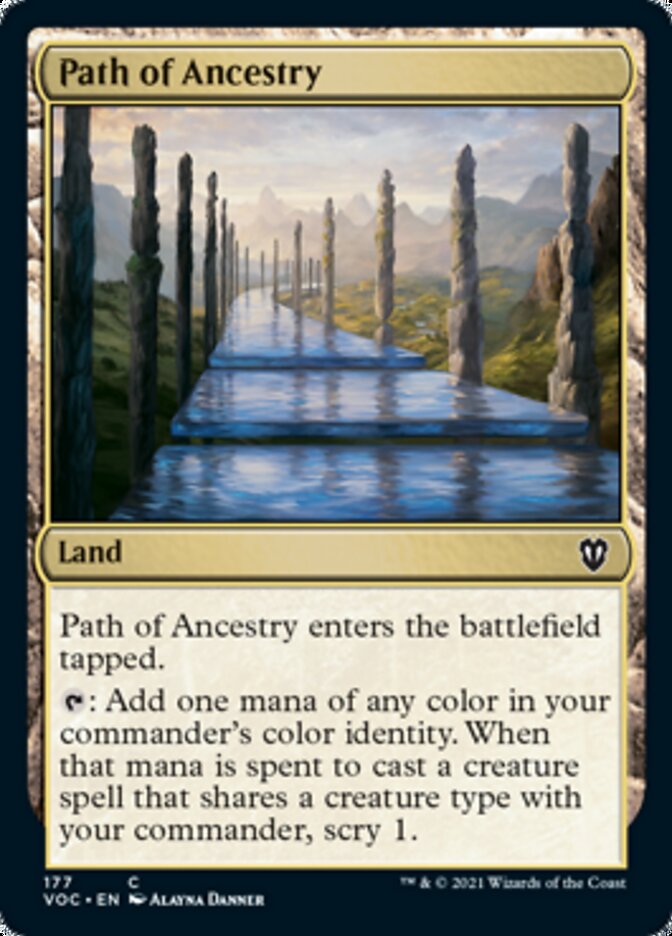 Path of Ancestry [Innistrad: Crimson Vow Commander] | Nerdhalla Games