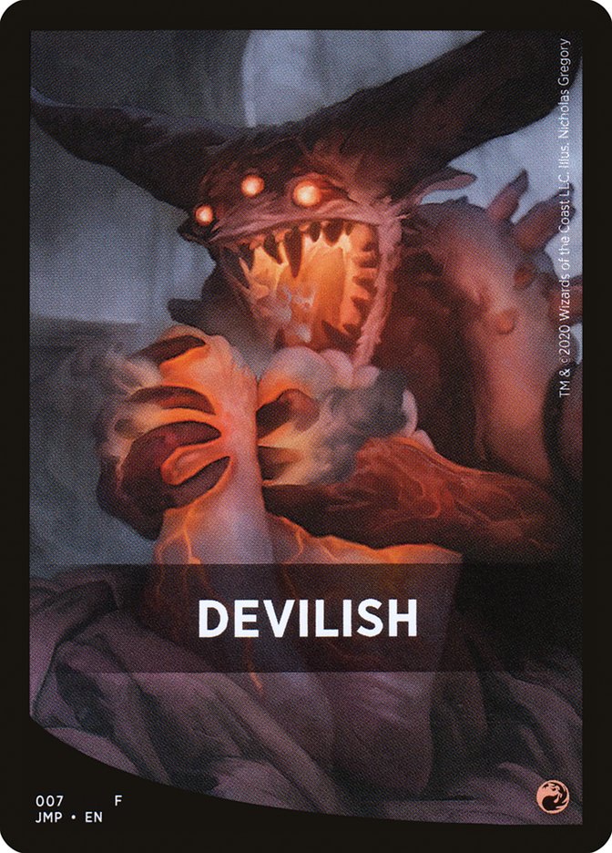 Devilish Theme Card [Jumpstart Front Cards] | Nerdhalla Games