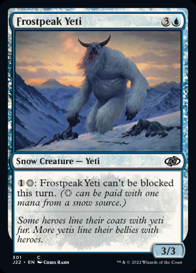 Frostpeak Yeti [Jumpstart 2022] | Nerdhalla Games