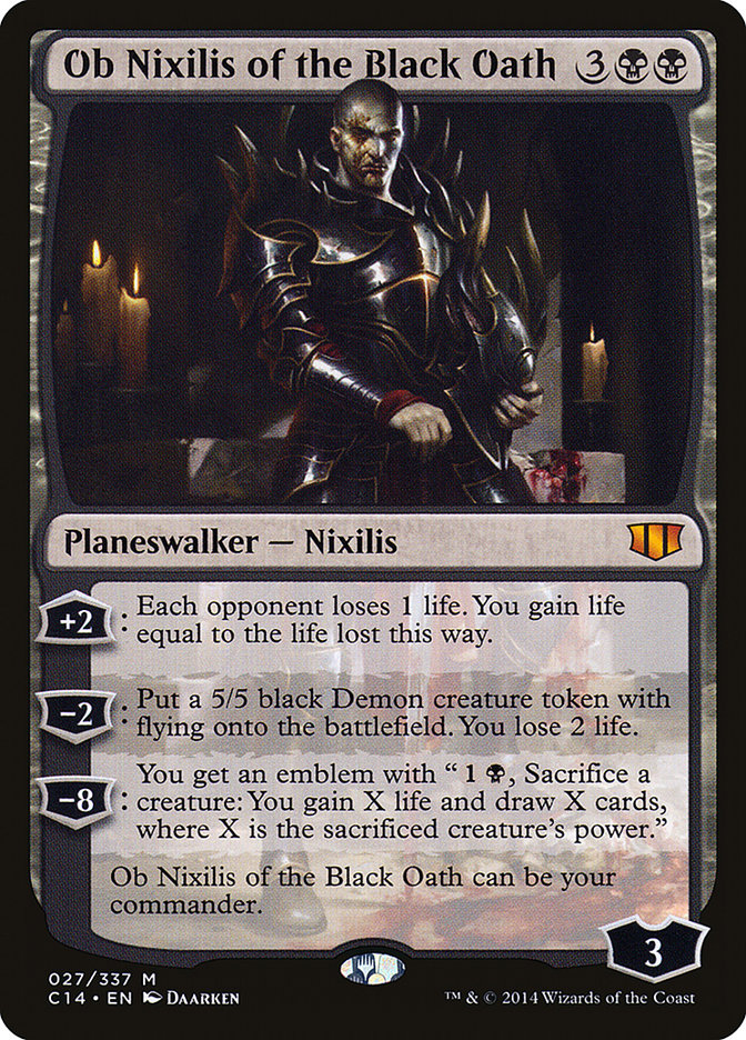 Ob Nixilis of the Black Oath [Commander 2014] | Nerdhalla Games