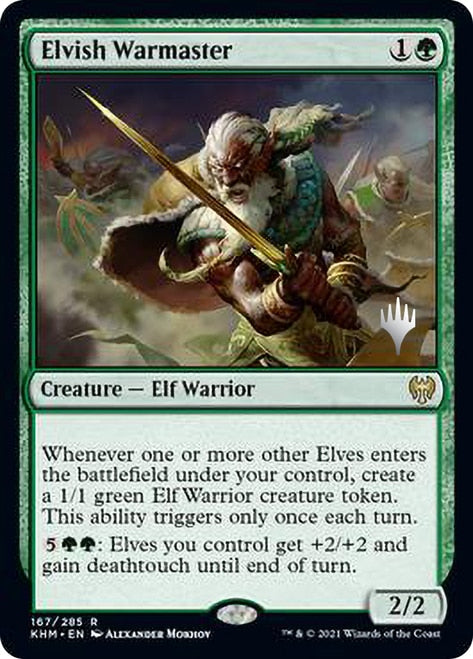 Elvish Warmaster [Kaldheim Promo Pack] | Nerdhalla Games