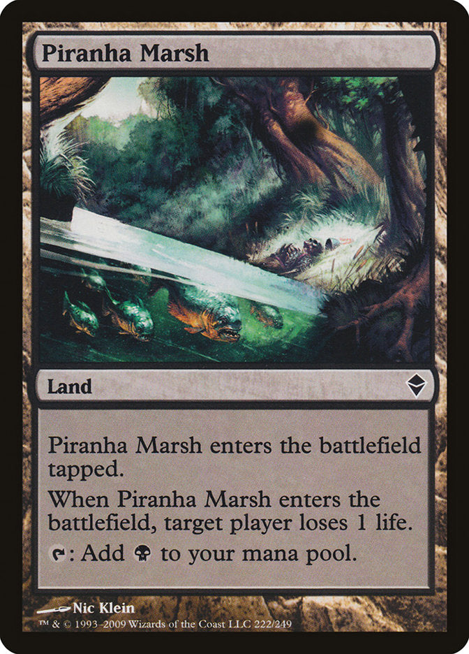 Piranha Marsh [Zendikar] | Nerdhalla Games