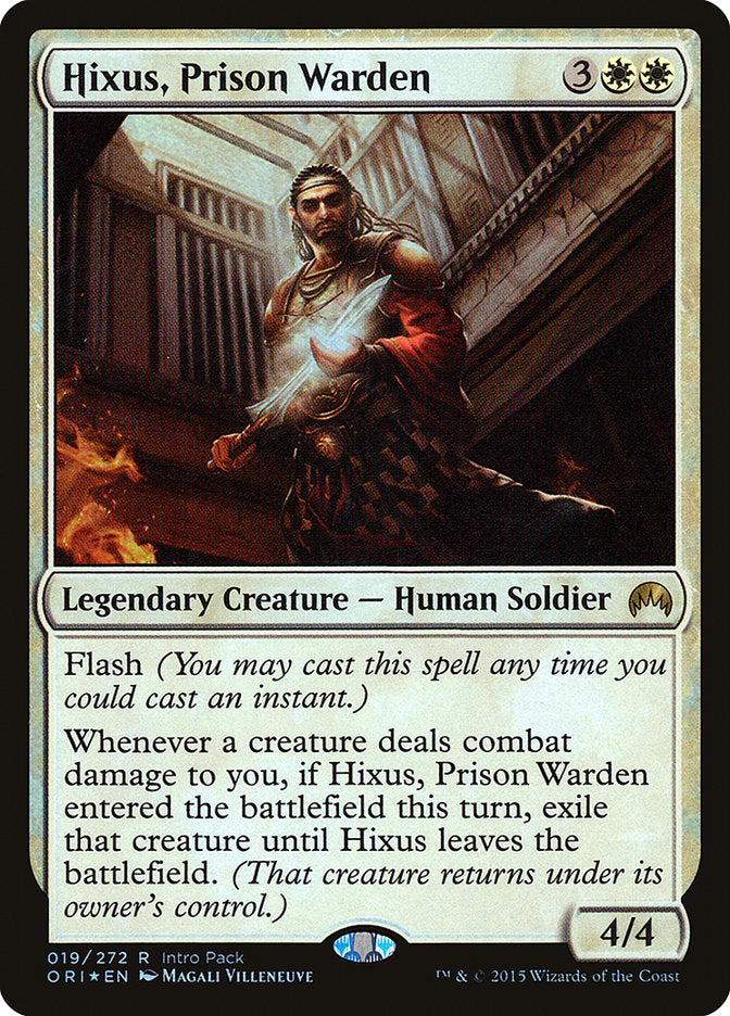 Hixus, Prison Warden [Magic Origins Promos] | Nerdhalla Games