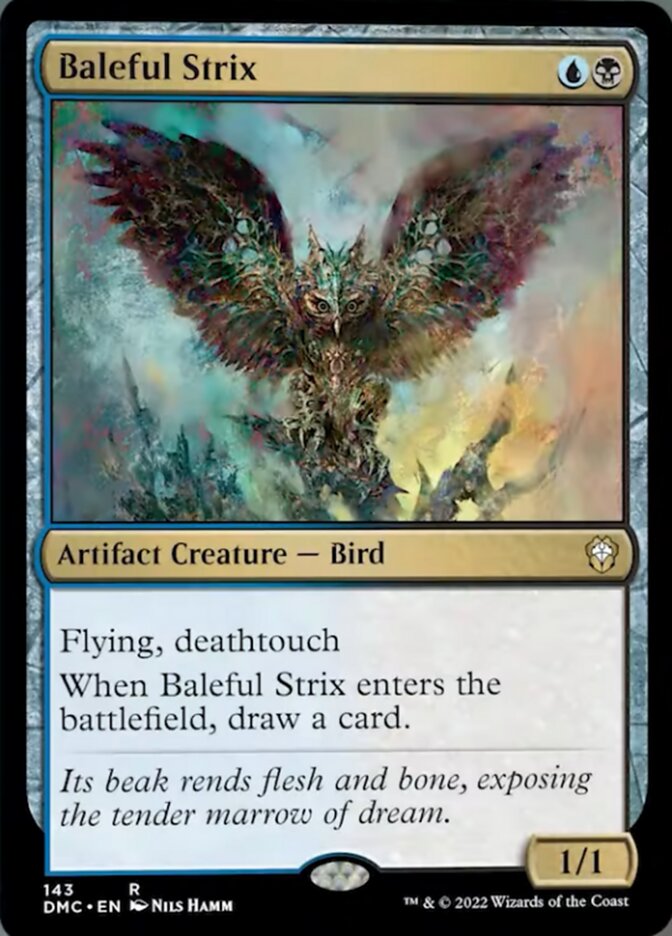 Baleful Strix [Dominaria United Commander] | Nerdhalla Games