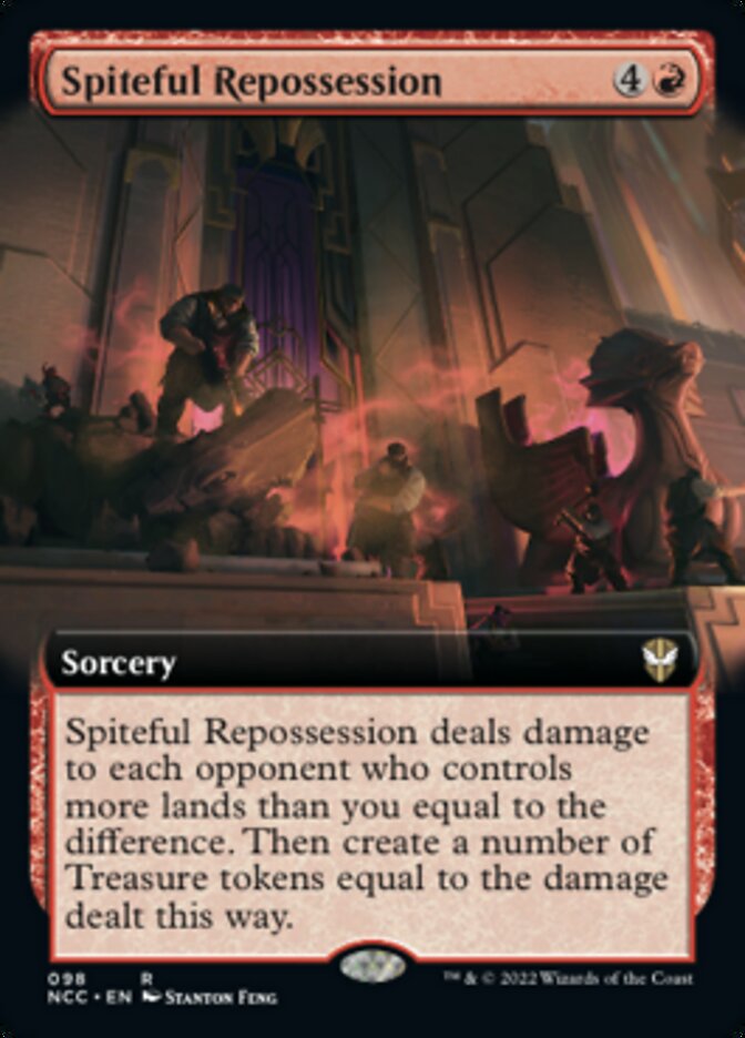 Spiteful Repossession (Extended Art) [Streets of New Capenna Commander] | Nerdhalla Games