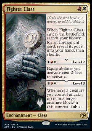 Fighter Class (Promo Pack) [Dungeons & Dragons: Adventures in the Forgotten Realms Promos] | Nerdhalla Games