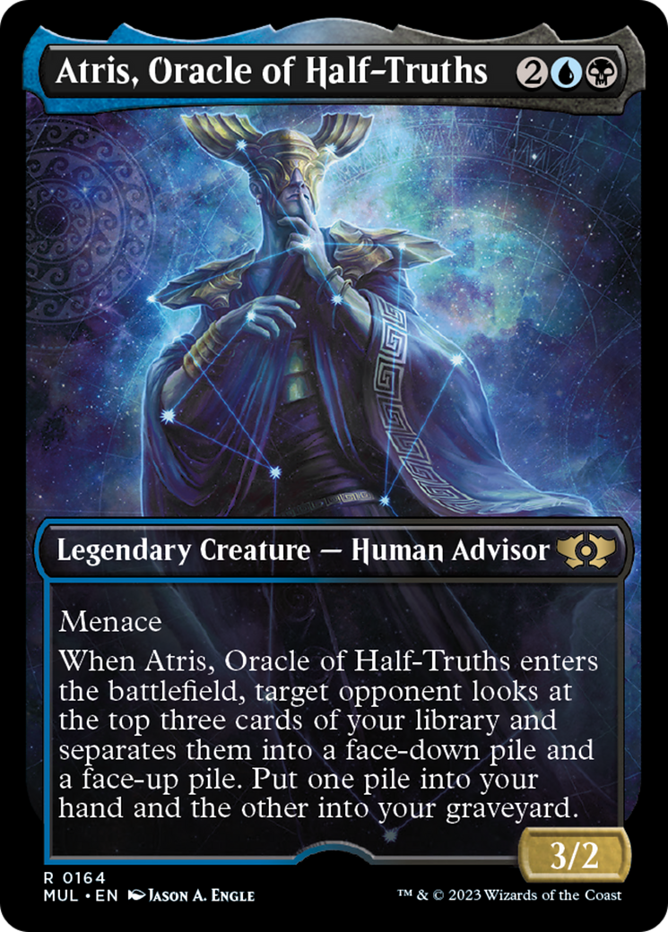 Atris, Oracle of Half-Truths (Halo Foil) [Multiverse Legends] | Nerdhalla Games