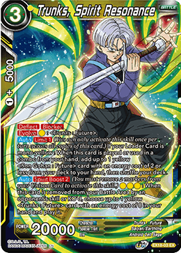 Trunks, Spirit Resonance [EX18-03] | Nerdhalla Games