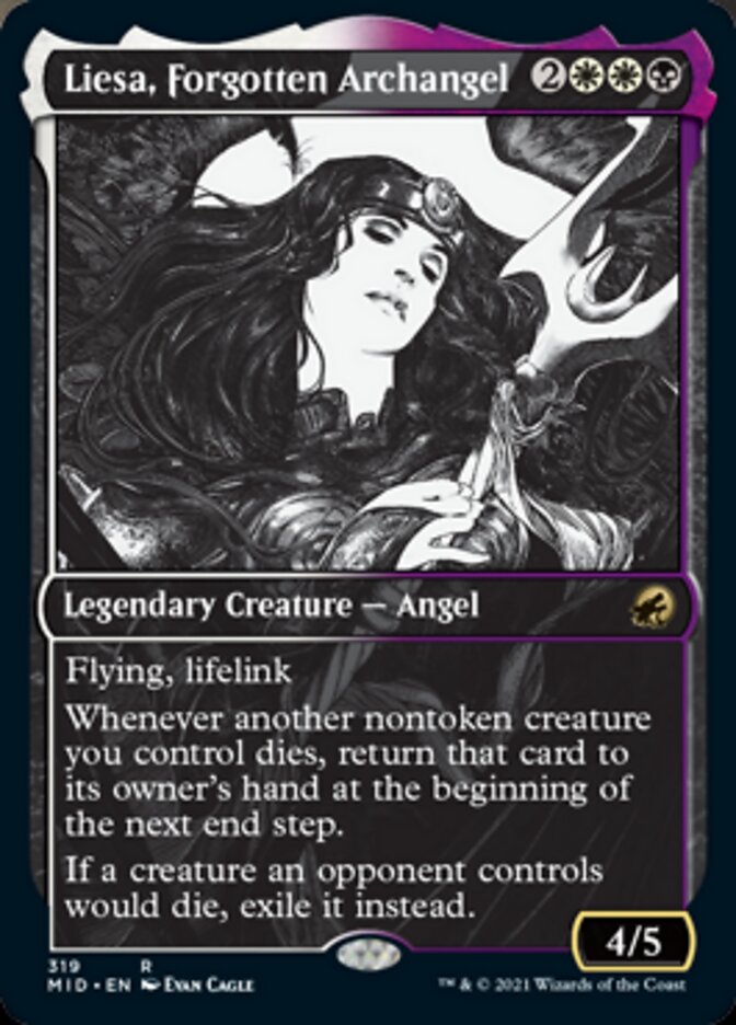 Liesa, Forgotten Archangel (Showcase Eternal Night) [Innistrad: Midnight Hunt] | Nerdhalla Games