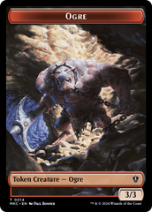 Soldier // Ogre Double-Sided Token [Murders at Karlov Manor Commander Tokens] | Nerdhalla Games