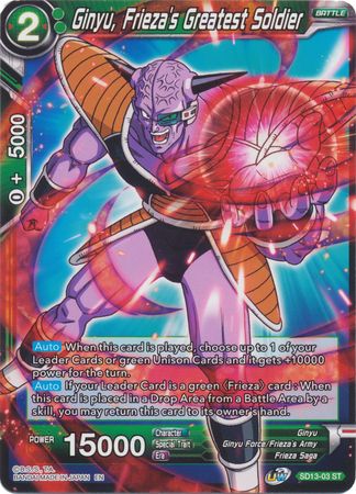 Ginyu, Frieza's Greatest Soldier (Starter Deck - Clan Collusion) [SD13-03] | Nerdhalla Games