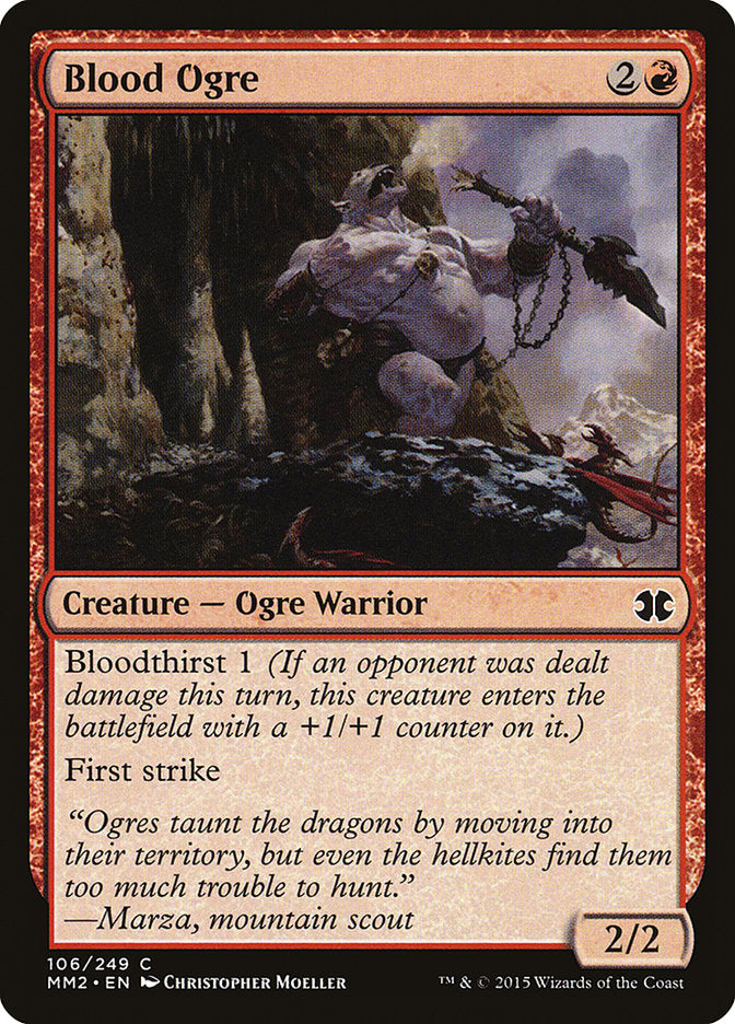 Blood Ogre [Modern Masters 2015] | Nerdhalla Games