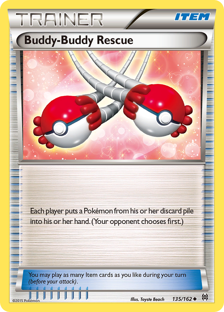 Buddy-Buddy Rescue (135/162) [XY: BREAKthrough] | Nerdhalla Games