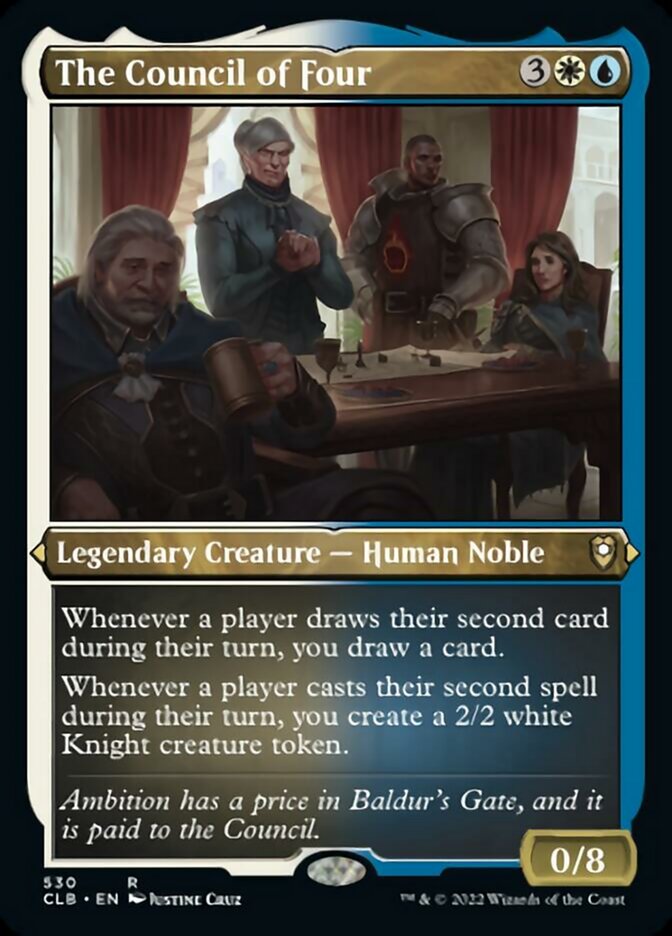 The Council of Four (Foil Etched) [Commander Legends: Battle for Baldur's Gate] | Nerdhalla Games