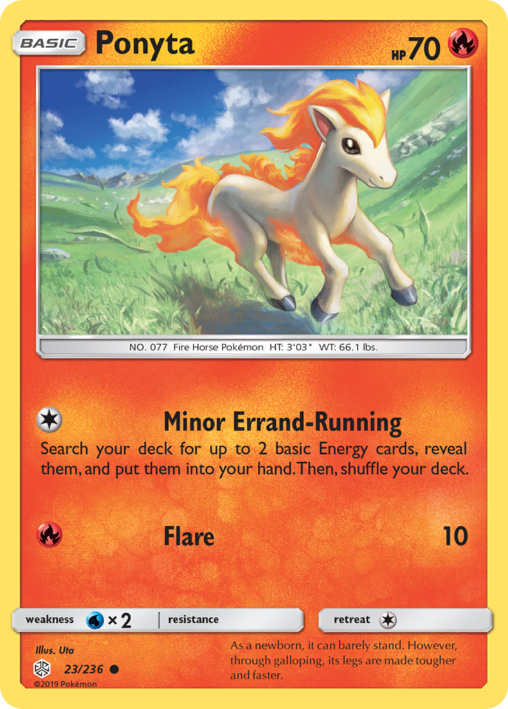 Ponyta (23/236) [Sun & Moon: Cosmic Eclipse] | Nerdhalla Games