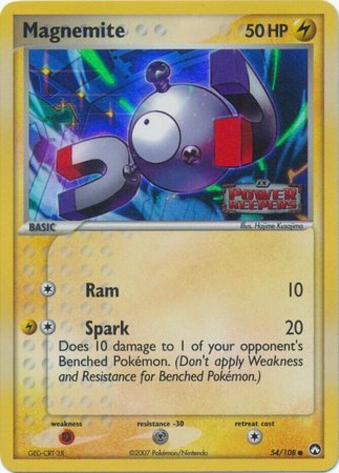 Magnemite (54/108) (Stamped) [EX: Power Keepers] | Nerdhalla Games