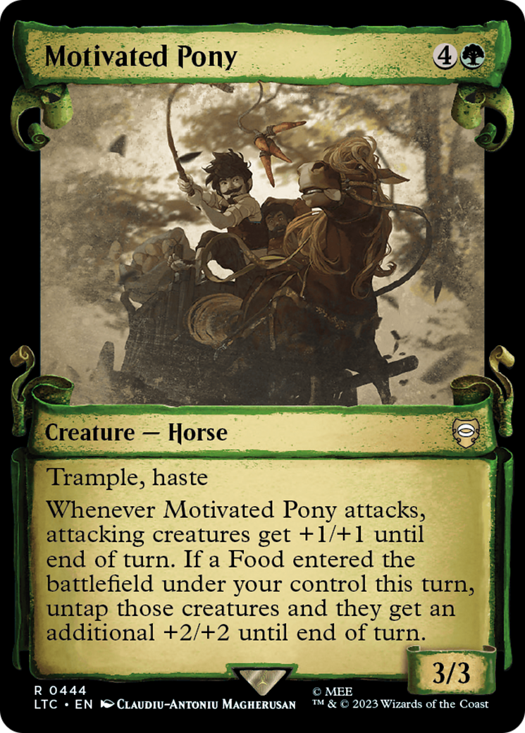 Motivated Pony [The Lord of the Rings: Tales of Middle-Earth Commander Showcase Scrolls] | Nerdhalla Games