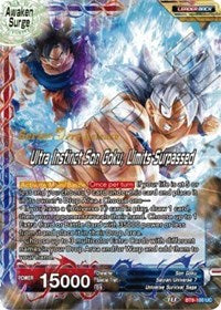 Son Goku // Ultra Instinct Son Goku, Limits Surpassed [BT9-100] | Nerdhalla Games