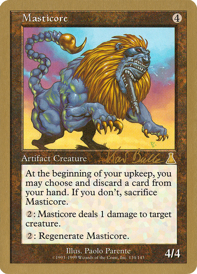 Masticore (Kai Budde) [World Championship Decks 1999] | Nerdhalla Games