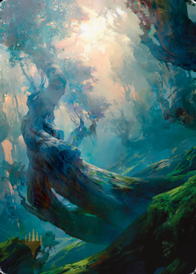 Forest 3 Art Card (Gold-Stamped Signature) [Zendikar Rising Art Series] | Nerdhalla Games