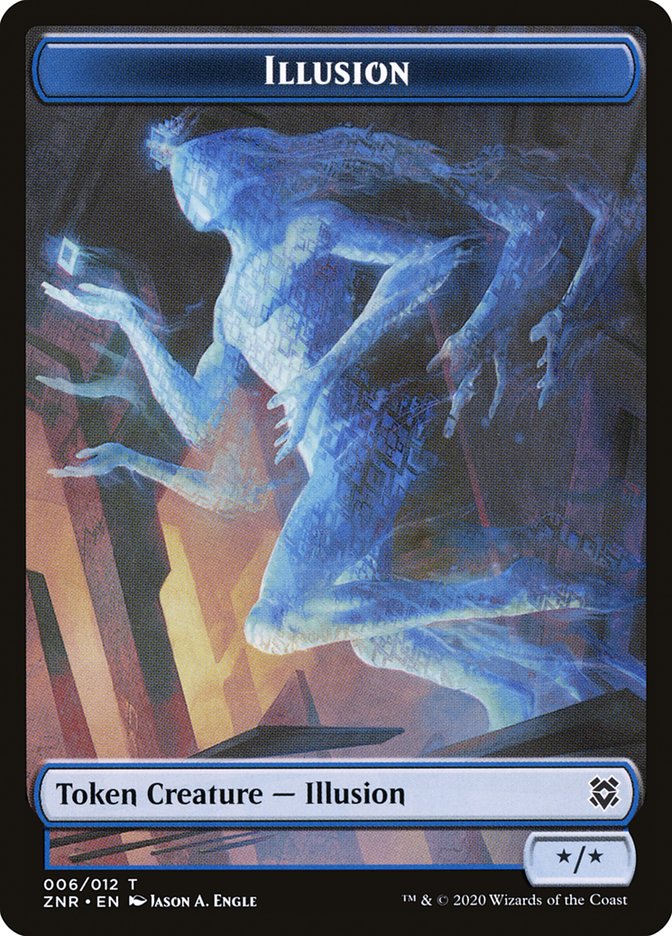 Illusion Token [Zendikar Rising] | Nerdhalla Games