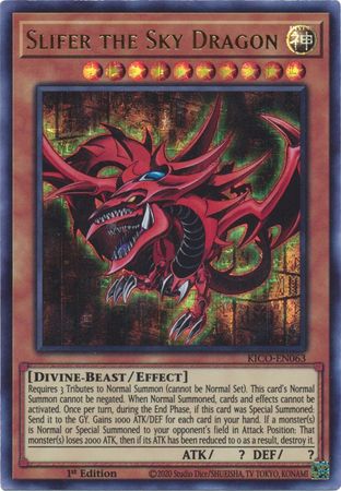 Slifer the Sky Dragon (Ultra Pharaoh's Rare) [KICO-EN063] Ultra Pharaoh’s Rare | Nerdhalla Games