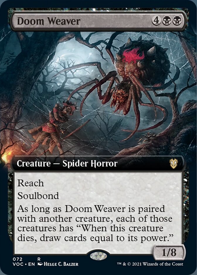 Doom Weaver (Extended) [Innistrad: Crimson Vow Commander] | Nerdhalla Games