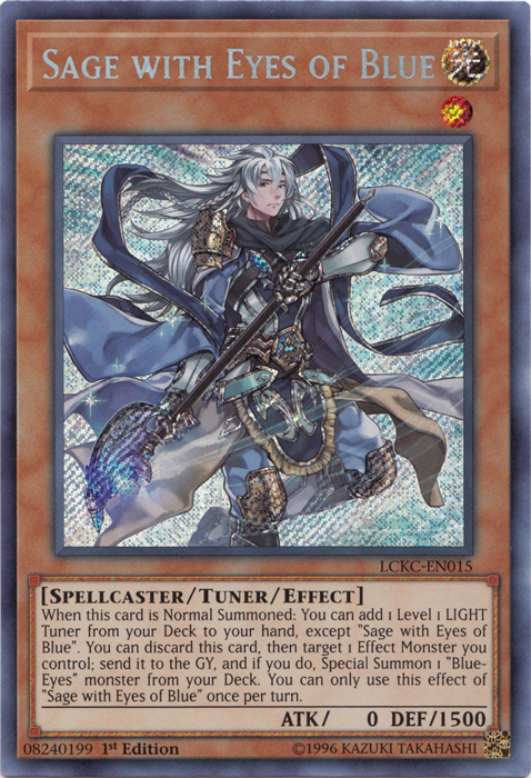 Sage with Eyes of Blue [LCKC-EN015] Secret Rare | Nerdhalla Games