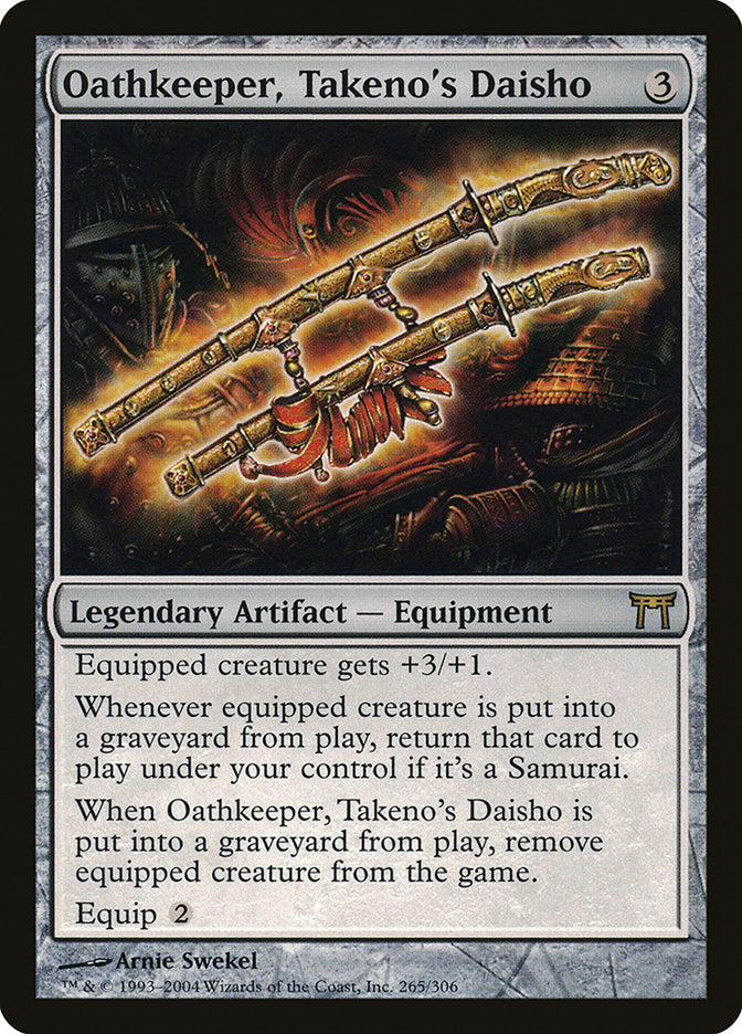 Oathkeeper, Takeno's Daisho [Champions of Kamigawa] | Nerdhalla Games