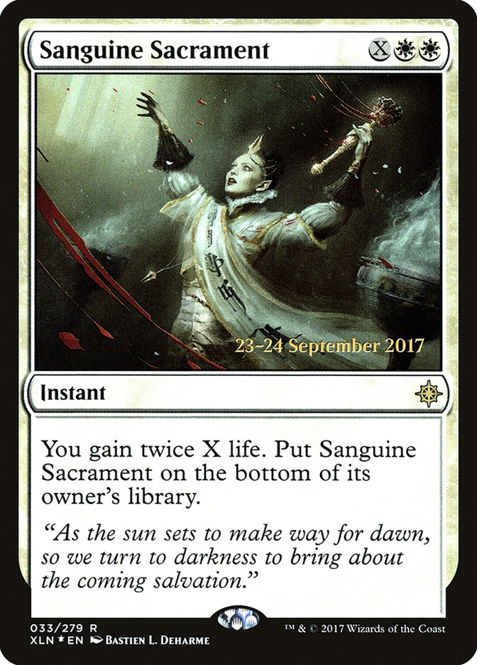 Sanguine Sacrament  [Ixalan Prerelease Promos] | Nerdhalla Games