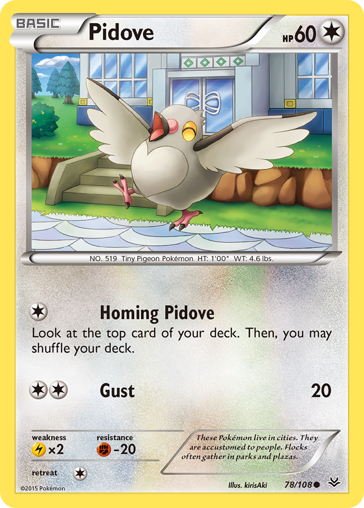 Pidove (78/108) [XY: Roaring Skies] | Nerdhalla Games