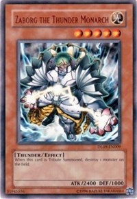 Zaborg the Thunder Monarch (Blue) [DL09-EN009] Rare | Nerdhalla Games