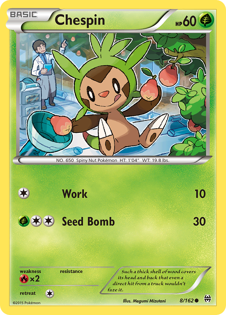 Chespin (8/162) [XY: BREAKthrough] | Nerdhalla Games