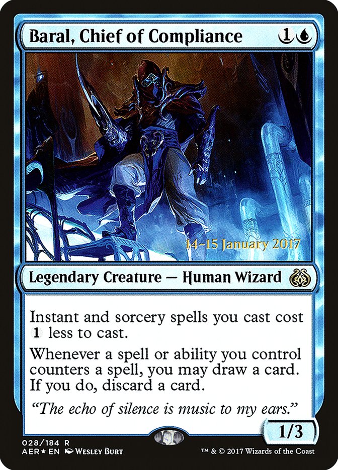 Baral, Chief of Compliance  [Aether Revolt Prerelease Promos] | Nerdhalla Games