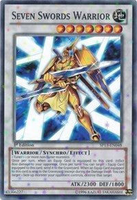 Seven Swords Warrior [SP13-EN048] Starfoil Rare | Nerdhalla Games