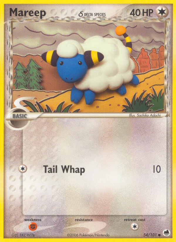 Mareep (54/101) (Delta Species) [EX: Dragon Frontiers] | Nerdhalla Games