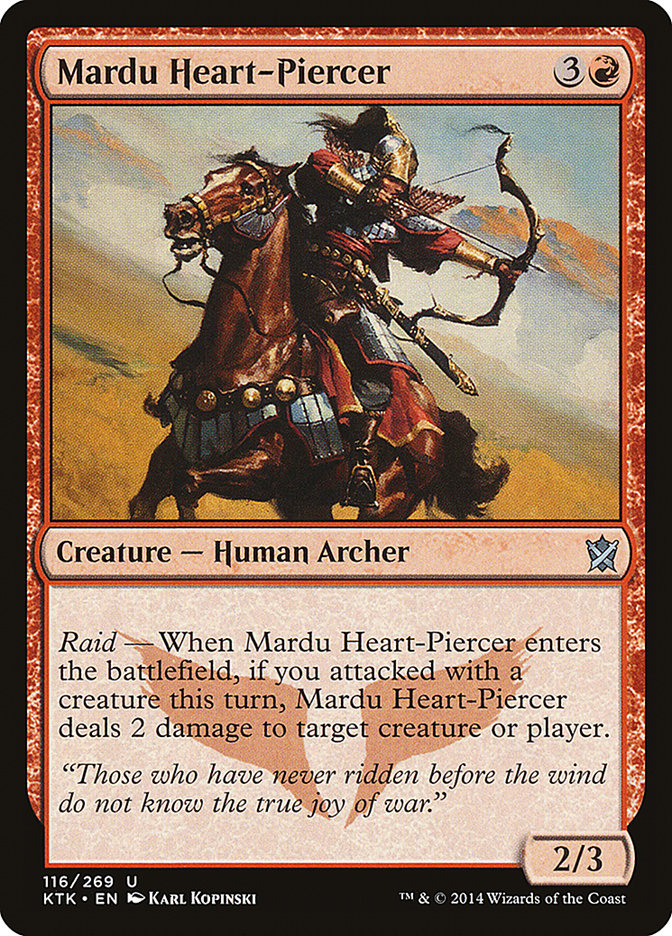 Mardu Heart-Piercer [Khans of Tarkir] | Nerdhalla Games