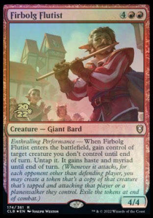 Firbolg Flutist [Commander Legends: Battle for Baldur's Gate Prerelease Promos] | Nerdhalla Games