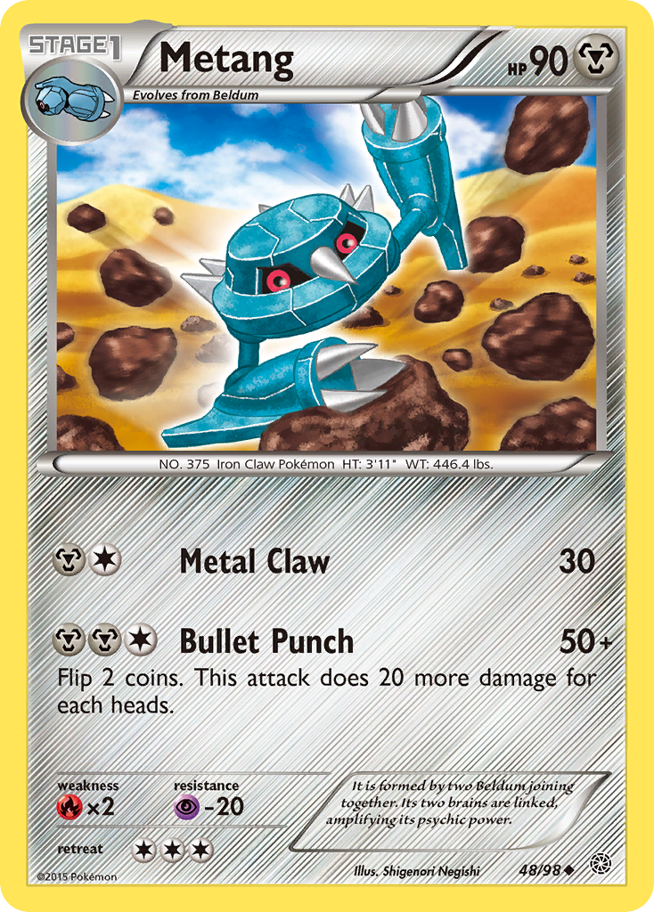 Metang (48/98) [XY: Ancient Origins] | Nerdhalla Games