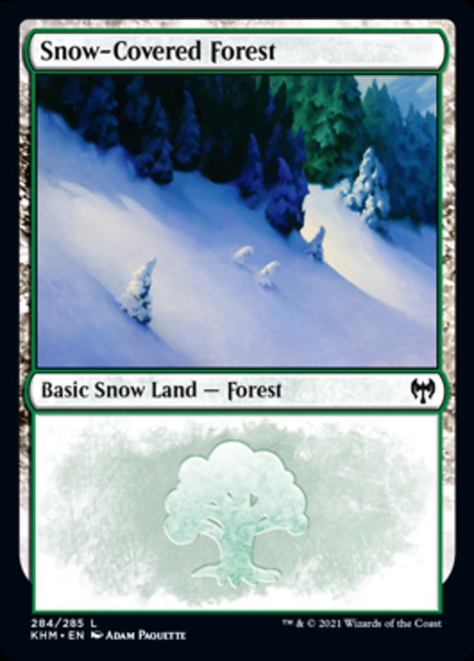 Snow-Covered Forest (284) [Kaldheim] | Nerdhalla Games