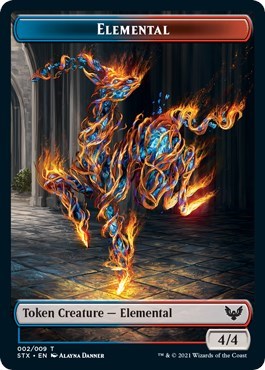 Elemental // Pest Token [Strixhaven: School of Mages Tokens] | Nerdhalla Games