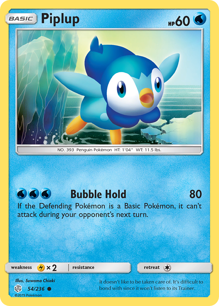 Piplup (54/236) [Sun & Moon: Cosmic Eclipse] | Nerdhalla Games