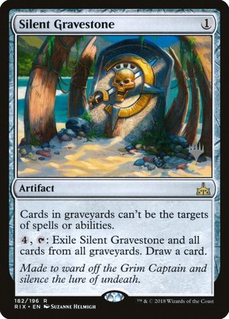 Silent Gravestone [Rivals of Ixalan Promos] | Nerdhalla Games