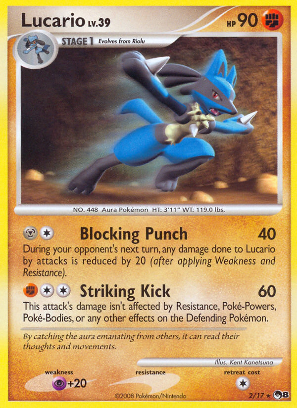 Lucario (2/17) [POP Series 8] | Nerdhalla Games