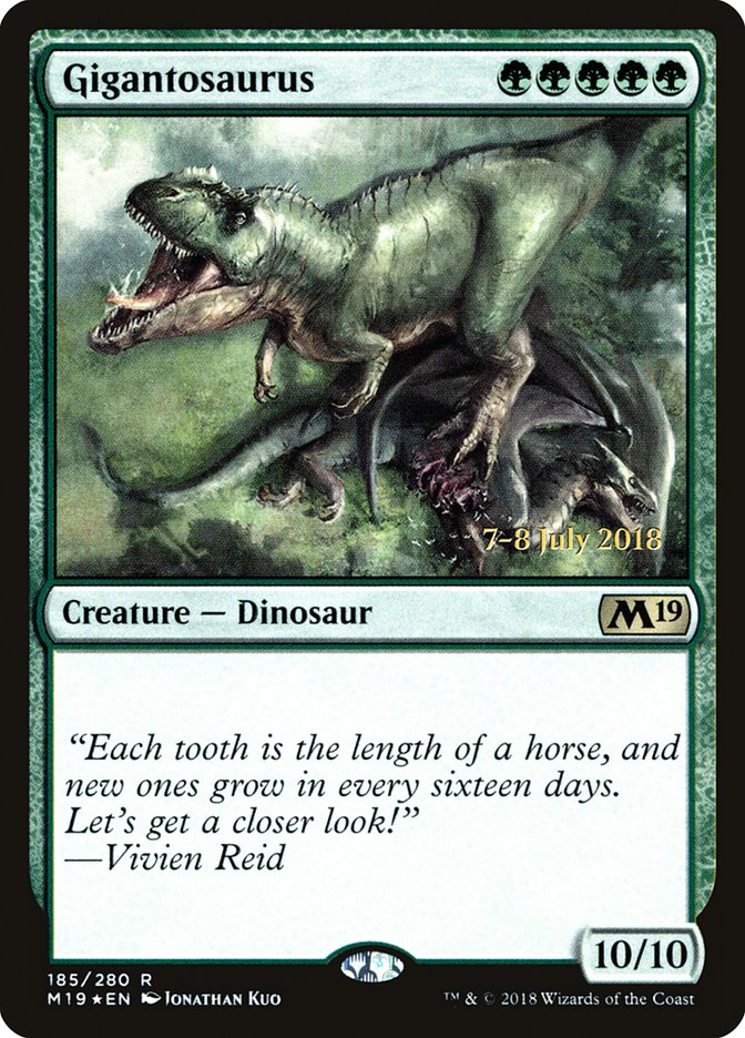 Gigantosaurus  [Core Set 2019 Prerelease Promos] | Nerdhalla Games