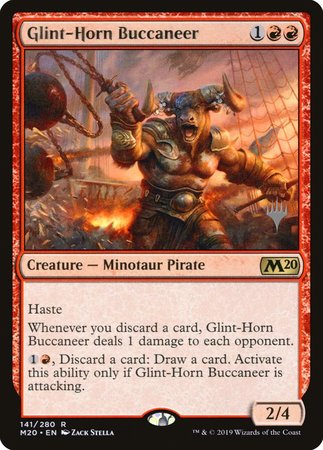 Glint-Horn Buccaneer [Core Set 2020 Promos] | Nerdhalla Games