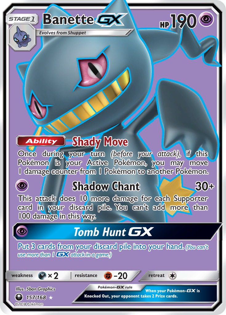 Banette GX (157/168) [Sun & Moon: Celestial Storm] | Nerdhalla Games