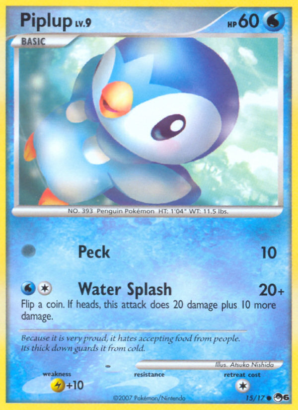 Piplup (15/17) [POP Series 6] | Nerdhalla Games