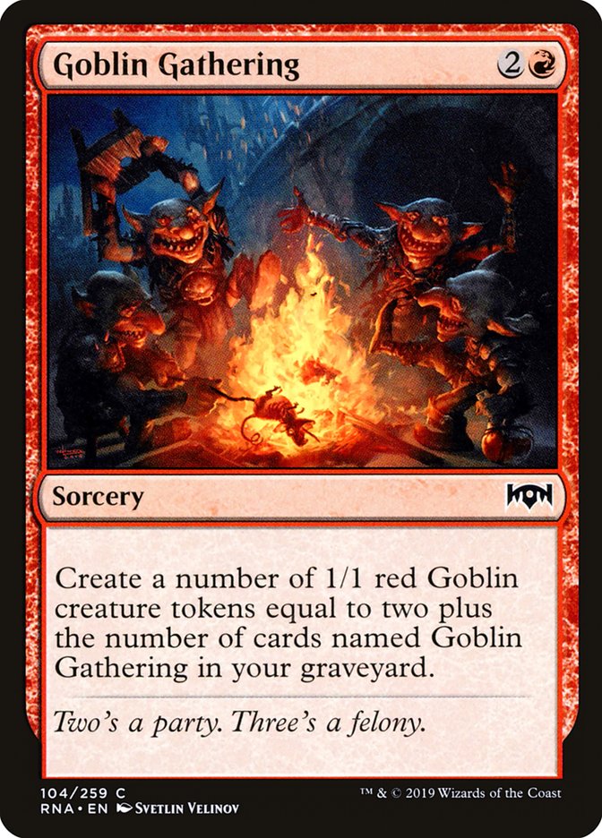 Goblin Gathering [Ravnica Allegiance] | Nerdhalla Games